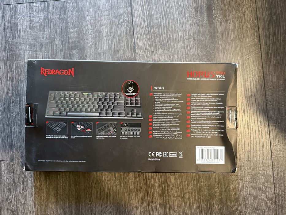 Механична клавиатура Redragon Horus Pro TKL