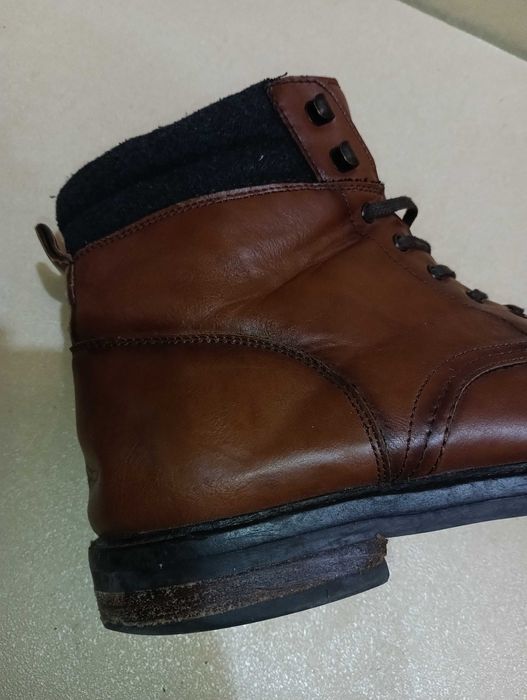 Zara Man кафяви кожени боти N 44 - 19 лв