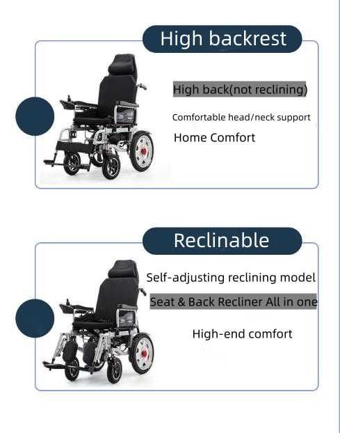 Scaun cu rotile electric înclinabil pentru persoane cu dizabilități