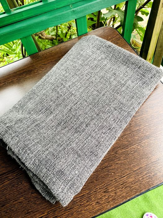 Cuvertura IKEA decorativă Gri melanj pentru pat sau canapea - stil modern, aspect texturat