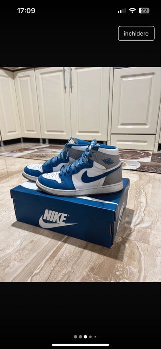 Jordan 1 high TrueBlue 42