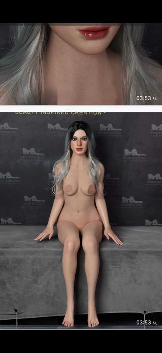 Irontechdoll Luna 164 см – Премиум силиконова кукла, като нова + подарък