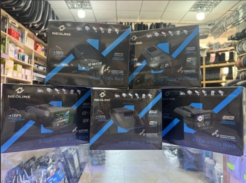 NEOLINE X-cop 9700s black vayfay 64 +flishka orginal +dostfka tekin