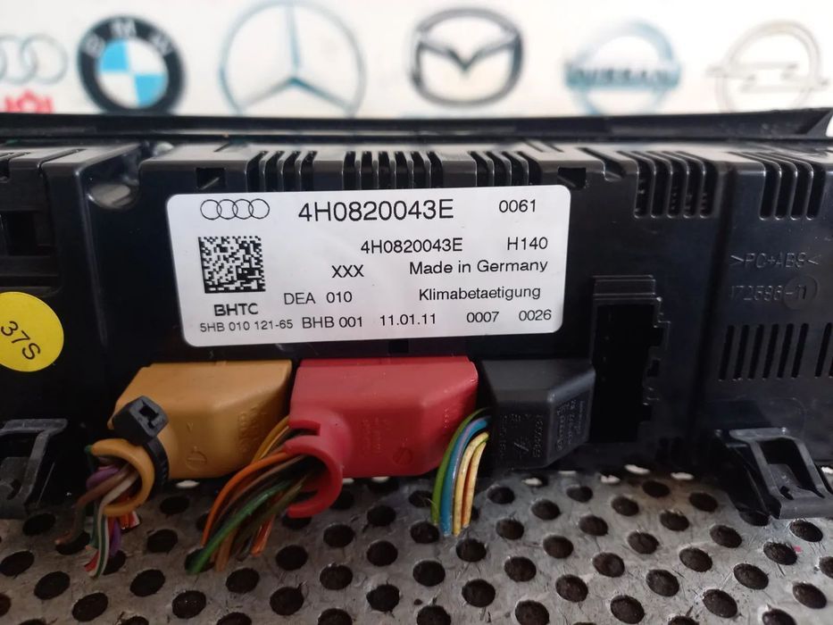 Panou Modul Comenzi Clima Climatronic Dublu Cu Incalzire Si Ventilatie In Scaune Audi A8 4H D4 An 2010-2011-2012-2013-2014-2015-2016-2017 Volan Stanga