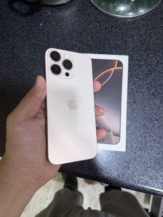 iphone 16 pro max yokost 100% 210 ta sikla holati yengidek karopka bor