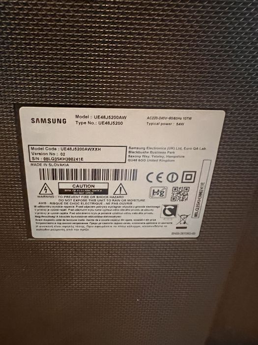 TV Samsung Smart TV diagonala 121 cm cu display spart