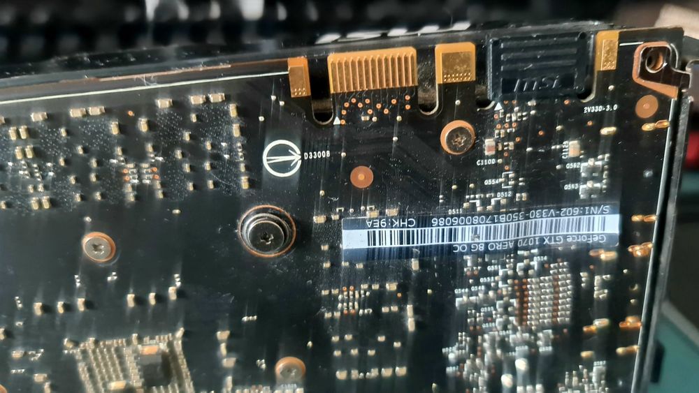 MSI 1070 GTX 8GB Aero