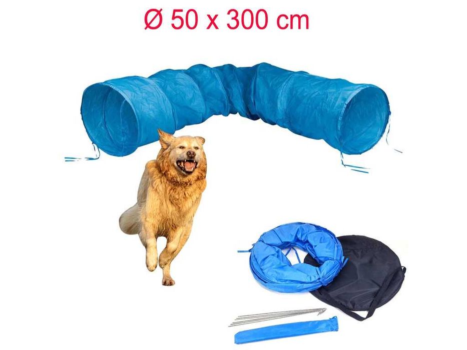 НОВИ! Аджилити тунел за куче 300x50см