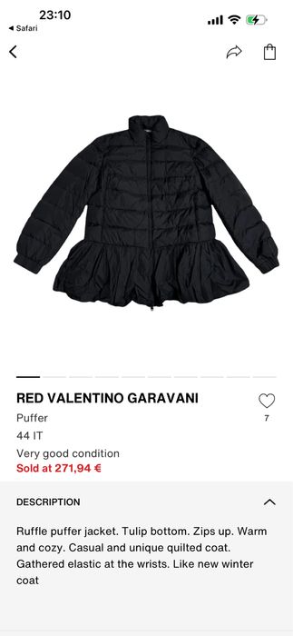 Valentino RED яке с гъши пух