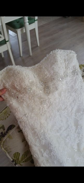 Rochie mireasa dantela,sirena,mărimea 34-36
