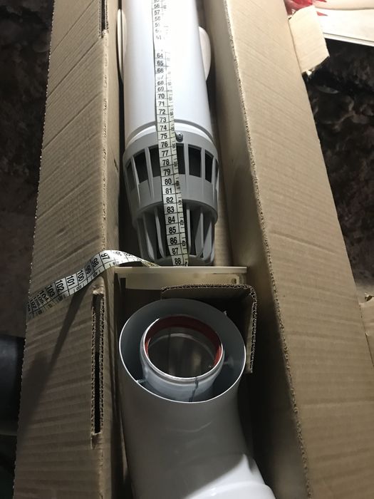 Дымаход от настенного котла «climat”