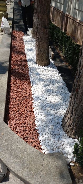 Белый декоративные камень от завода