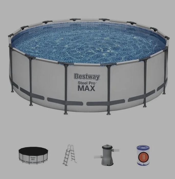 Басейн 4.27м диаметър bestway steel pro max