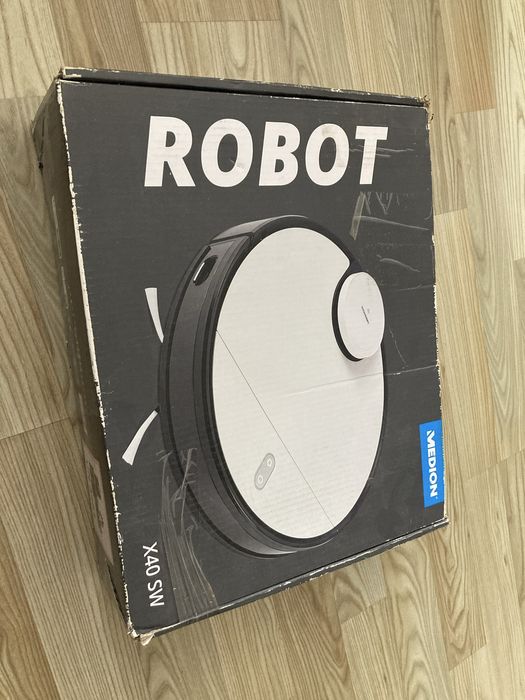 Robot Aspirator • Mop Automat • Medion X40 SW • NOU • Sigilat