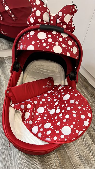Кош за новородено Cybex Priam Lux Jeremy Scott Petticoat red dark