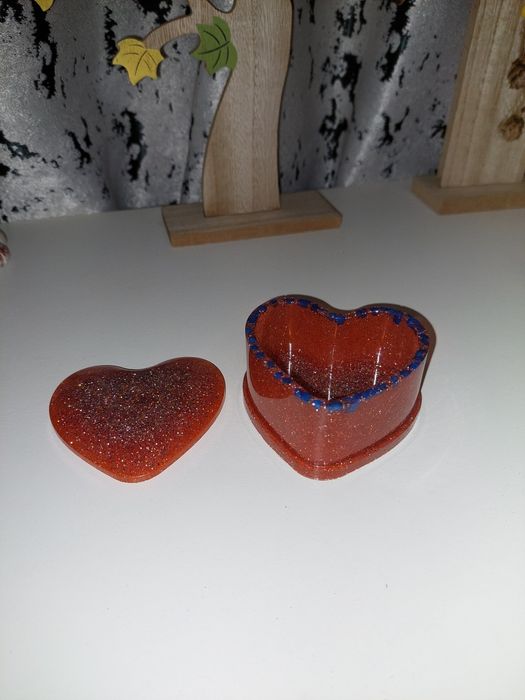 Cutie bijuteri cu capac sau fără din rasina