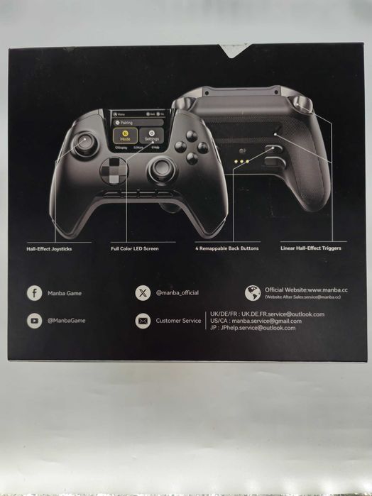 Controller Gaming Wireless Manba One, Ecran LED, Hall Effect - Grad B