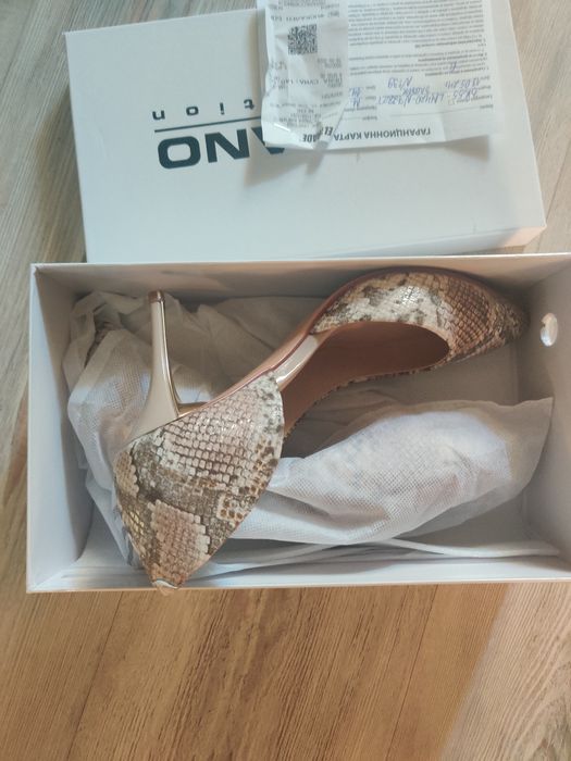 Обувки на токчета Fabiano ,естествена кожа