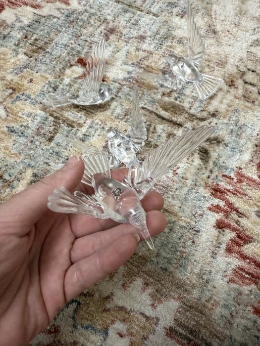 Новогодние игрушки атички акриловые