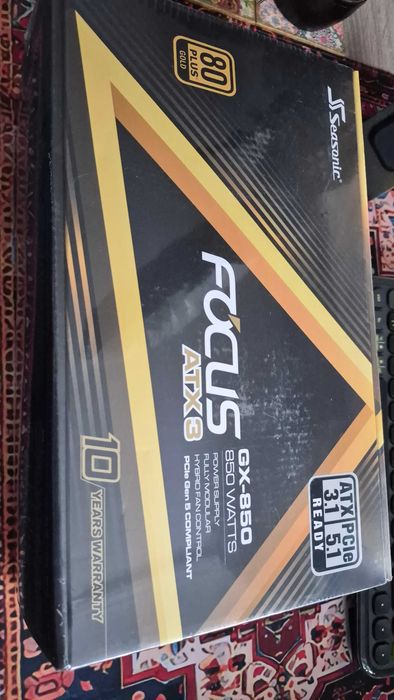 Sursa Seasonic Focus GX-850 2024 V4 gold.ATX3.1 NOUA.garantie 2034.11