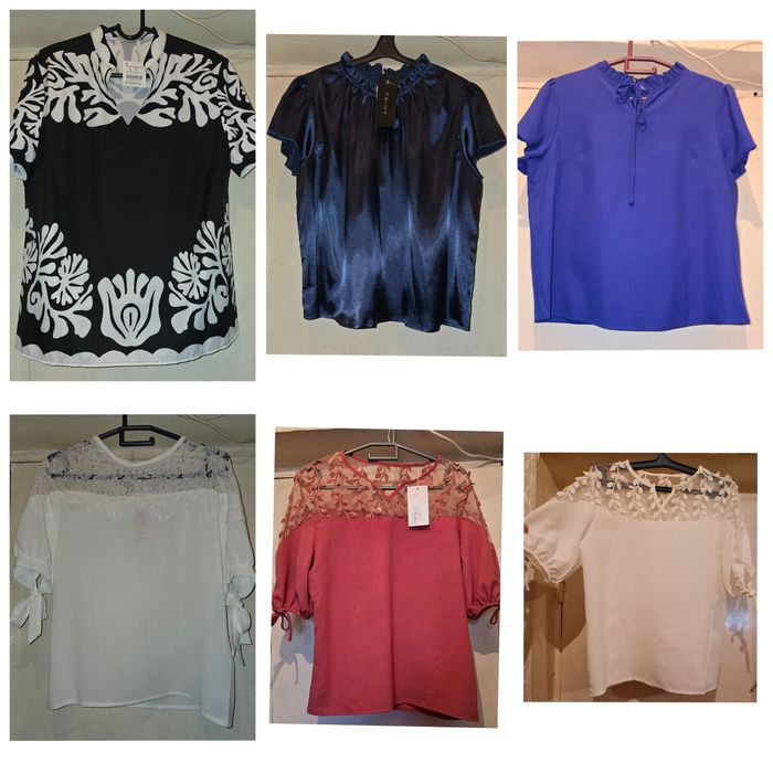 Блузки классика рр46-48