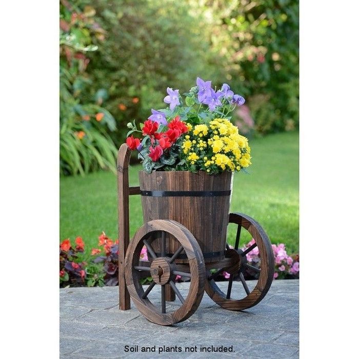 Suporturi pentru flori din lemn diferite accesorii pentru gradina