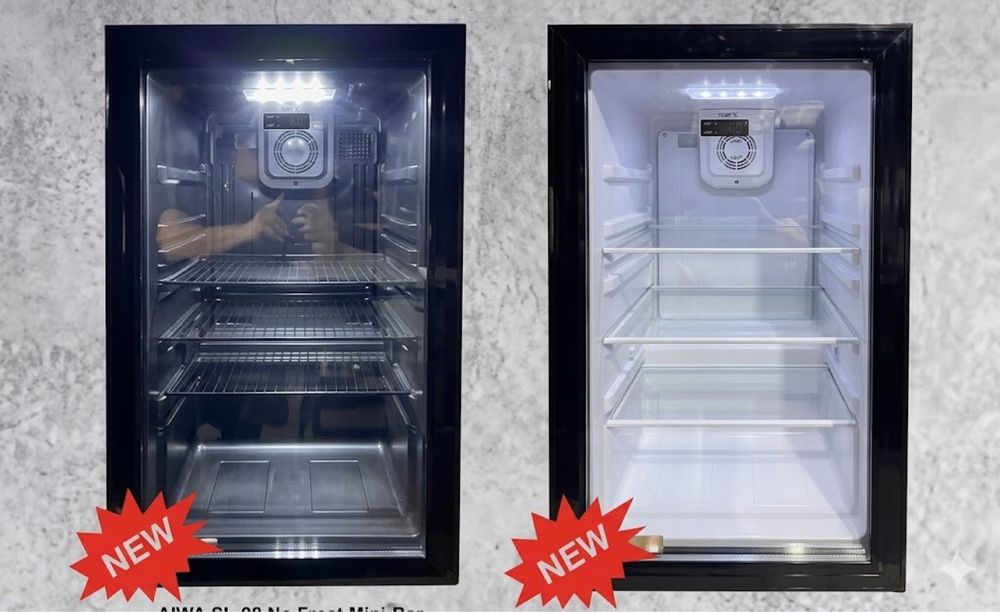 Воздушный Холодильник sl-98 premium minibar Aiwa 98 лЧёрный -Белый