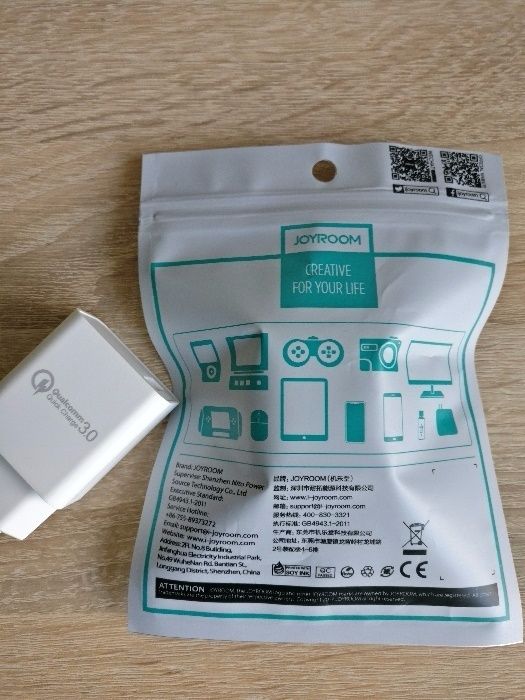 Зарядное устройство Quick Charge 3.0,быстрая зарядка, зарядник JOYROOM
