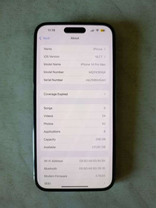 iPhone 14 Pro Max 256GB