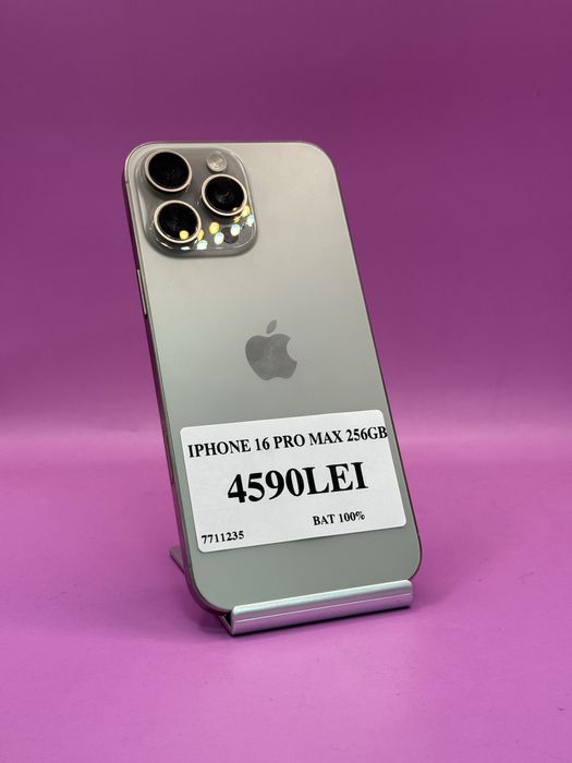 Iphone 16 Pro Max 256GB 100% •Amanet Matei Crangasi•77112