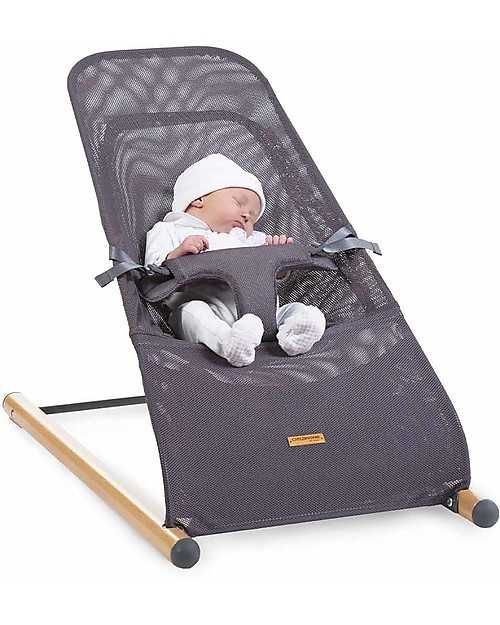 Акция! Бебешки Дървен Шезлонг Evolux – Бял