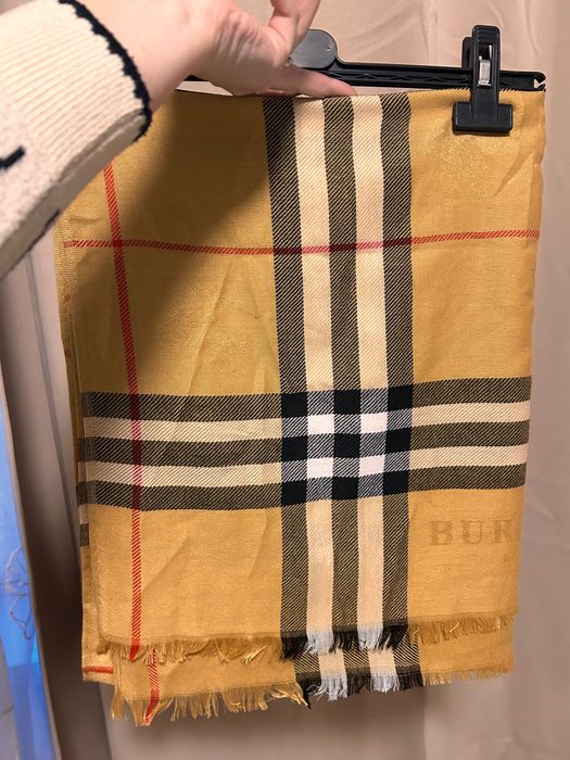 Eșarfă Burberry 100% cașmir