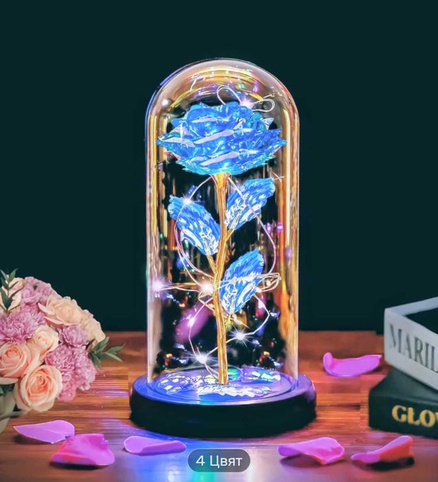 Valentine's Rose with LED light - Валентинова Роза с LED светлина