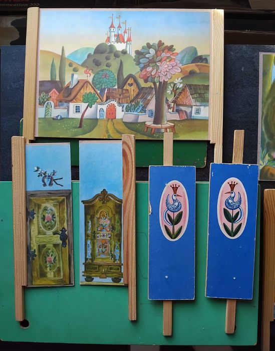 Уникален Винтидж Детски куклен театър, чешки, от 60- 70-те