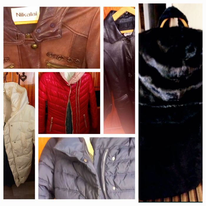 Женская верхняя зима,осень одежда на 42-44 размер. Пуховики,куртки.