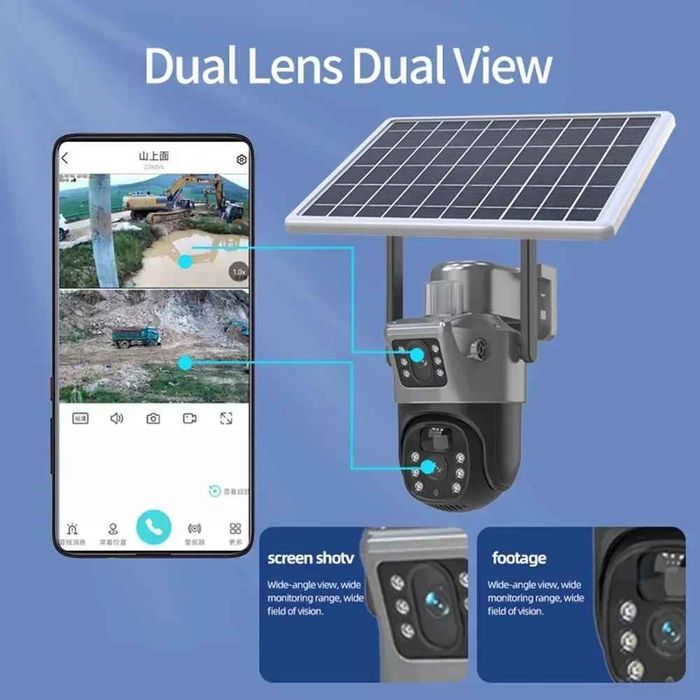 Cameră de Supraveghere 4G cu Panou Solar +Card 32 gb Cadou!!