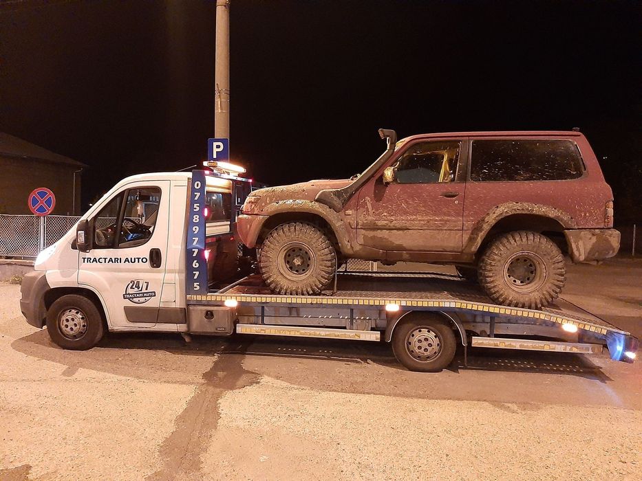 Tractari Auto /Platforma Auto / Evacuator Baia Mare-Maramures Non Stop
