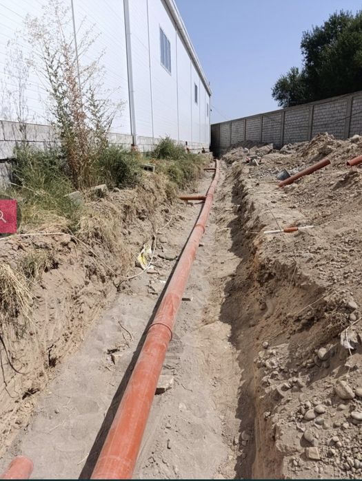 Barcha qazish ishlari santexnika xizmati