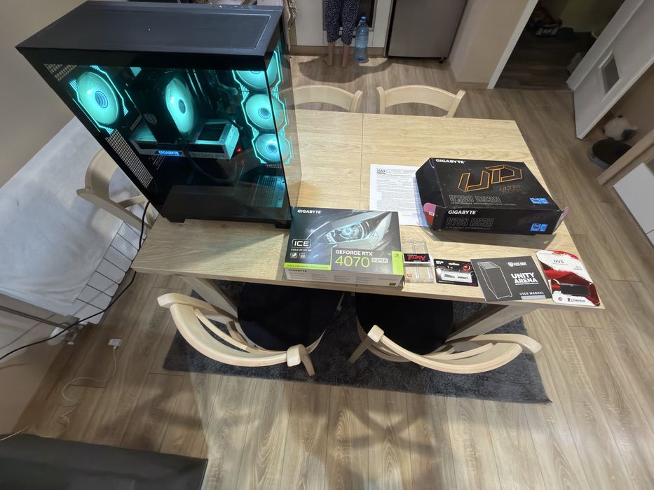 Gaming PC RTX 4070 SUPER 12GB | i7-14700F | 32GB DDR5 | 2TB NVMe | Гаранция