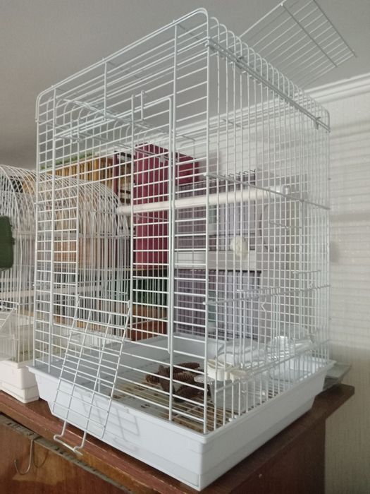 Клетка для декоративных птиц.