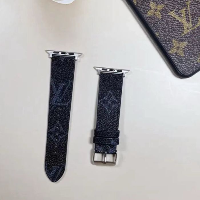 Каишки от ЕКО кожа Louis Vuitton за Apple Watch ULTRA/SE/11/10/9/8/7/6