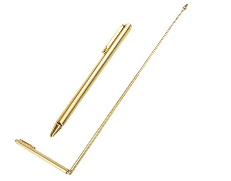 Високочувствителни позлатени багети за откриване на злато
