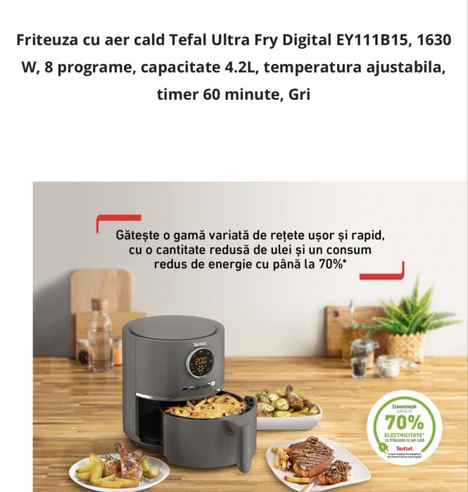 Friteuza Tefal noua