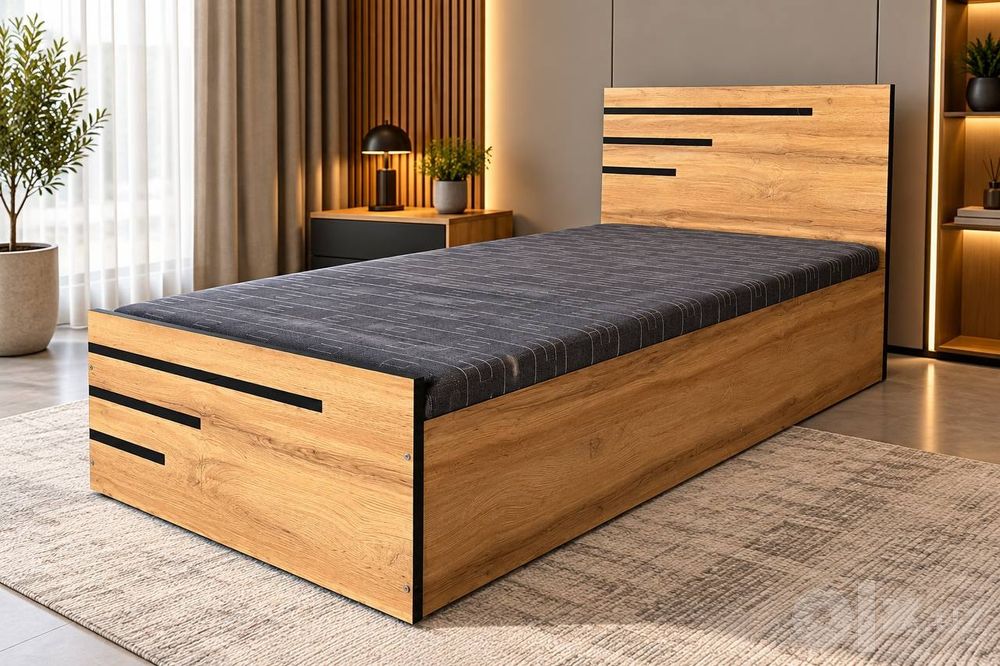 Loft 1 kishilik krovat / Bir kishilik kravat