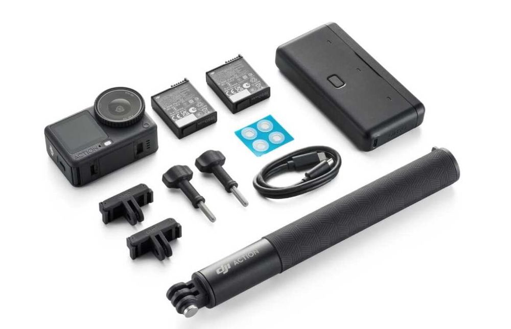 Экшн-камера DJI Osmo Action 4/5/6 Adventure Combo + Аксессуары