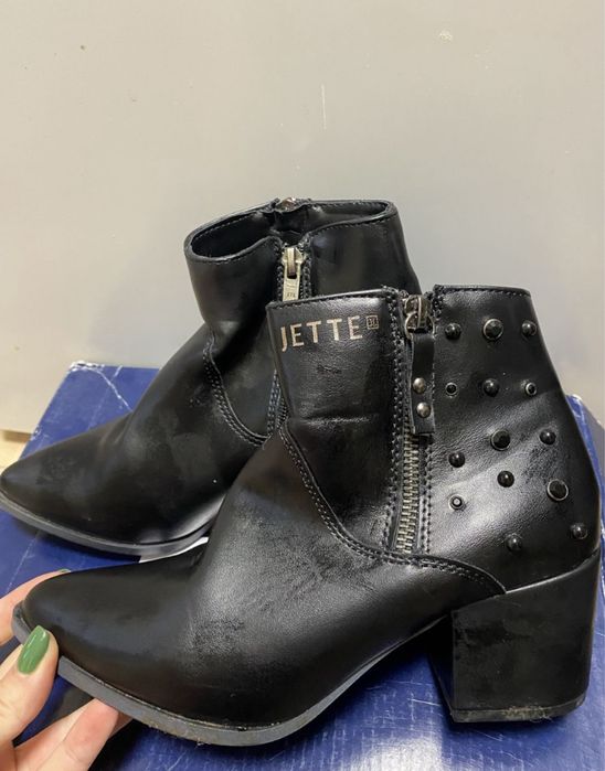 Дамси боти черно и бежаво развер 37