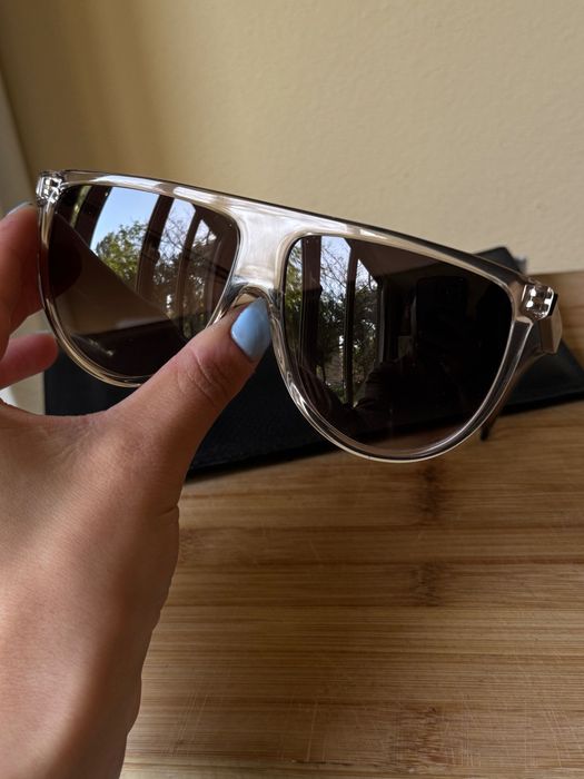 Унисекс слънчеви очила Celine Aviator в кафяв цвят/ Оригинални слънчеви очила CELINE CL40061IN