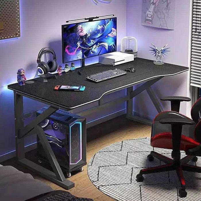 Компьютерный письменный стол из металла в стиле хай-тек, для школы