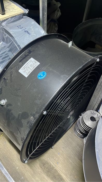 Вентиляторы осевые круглые квадратные