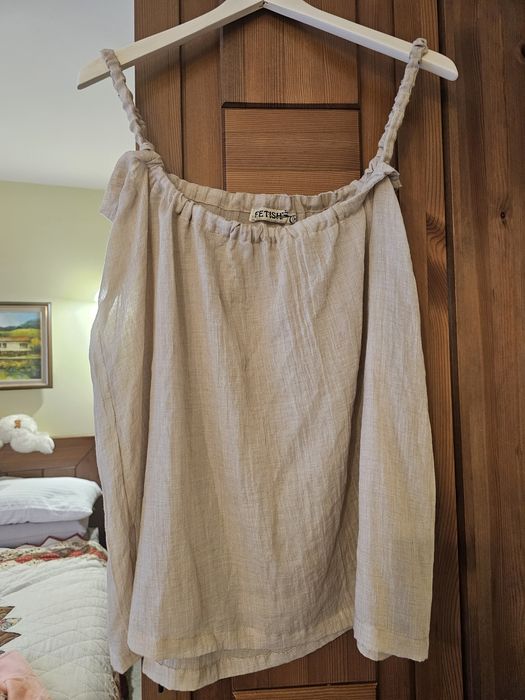 Елегантна блуза с презрамки